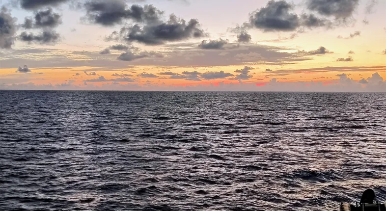 dusk in exuma