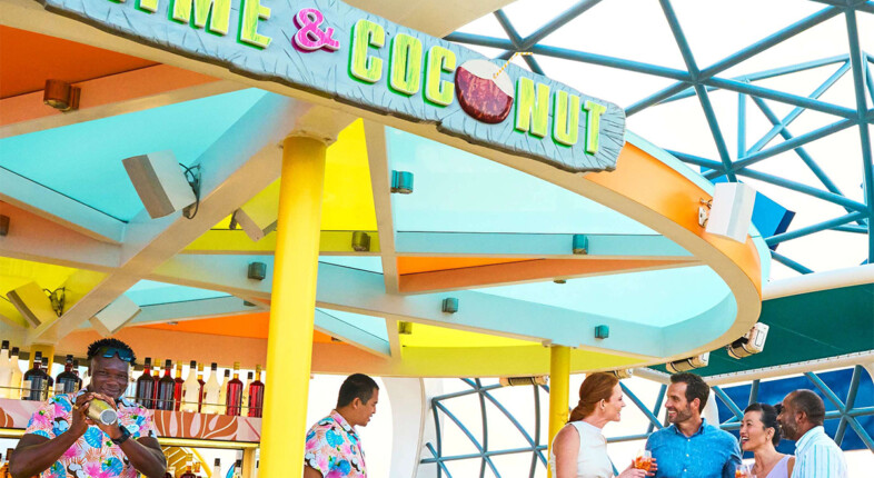 lime and coconut bar on harmony of the seas