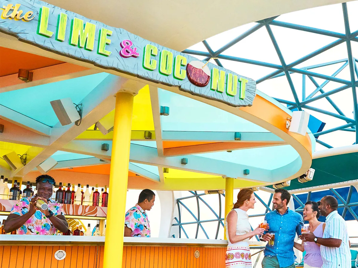 lime and coconut bar on harmony of the seas