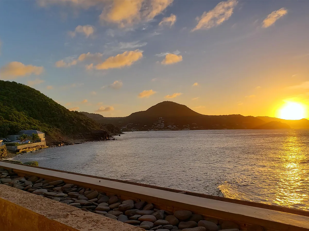 sunset christopher st barth