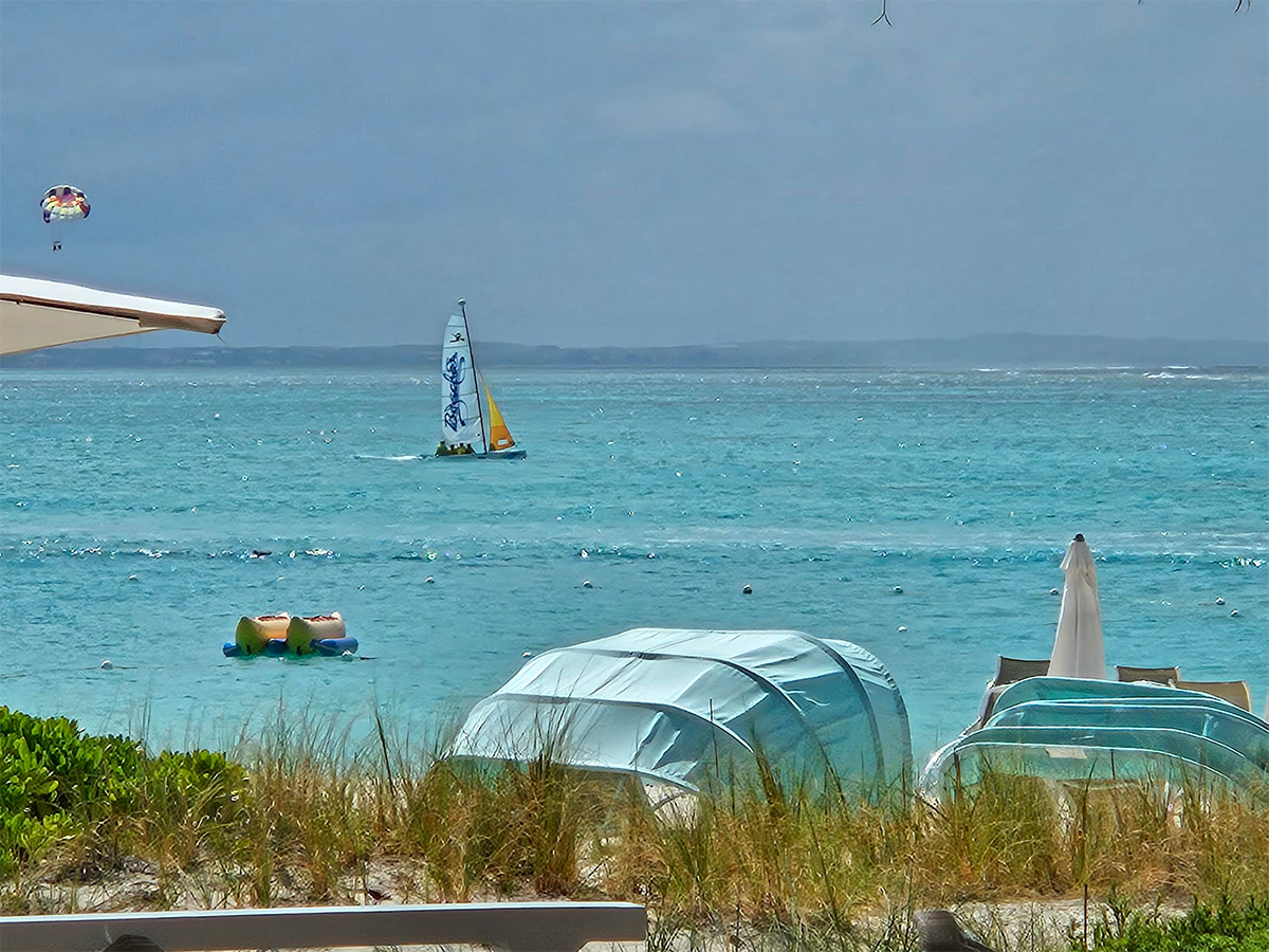 Caribbean Photo of the Week: Enjoying the View on Grace Bay Beach