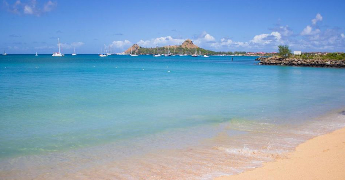 reduit beach in saint lucia