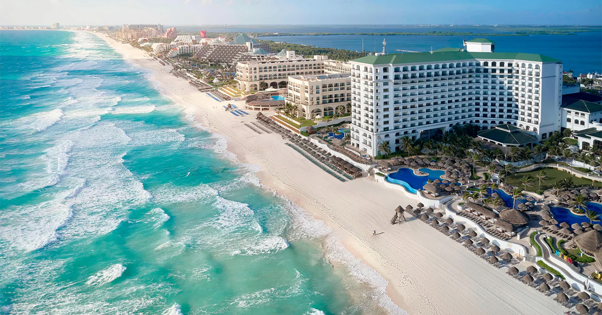 The Cancun Hotel Zone.