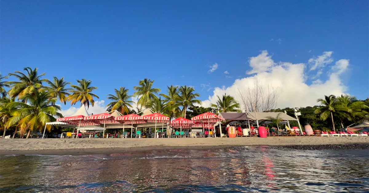 beach bar martinique