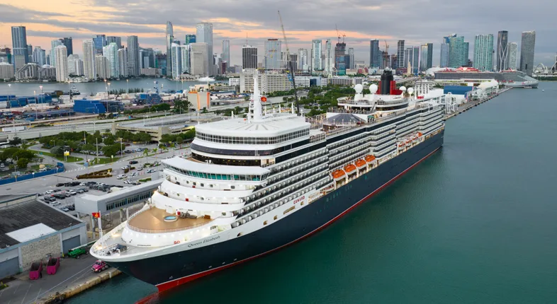 cunard ship in miami
