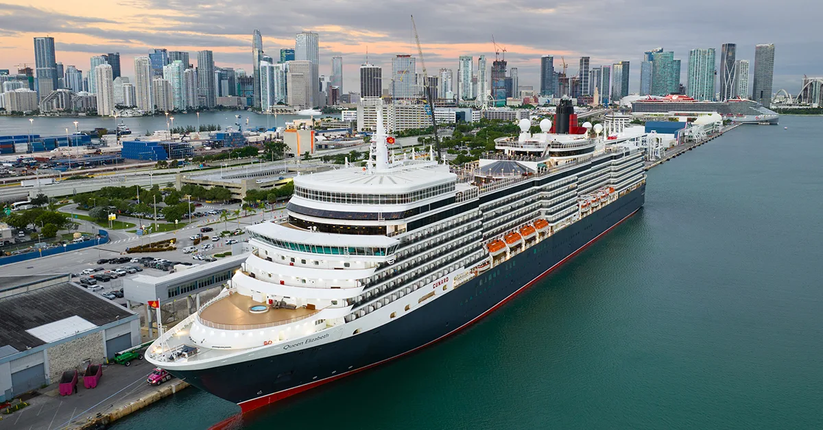 cunard ship in miami