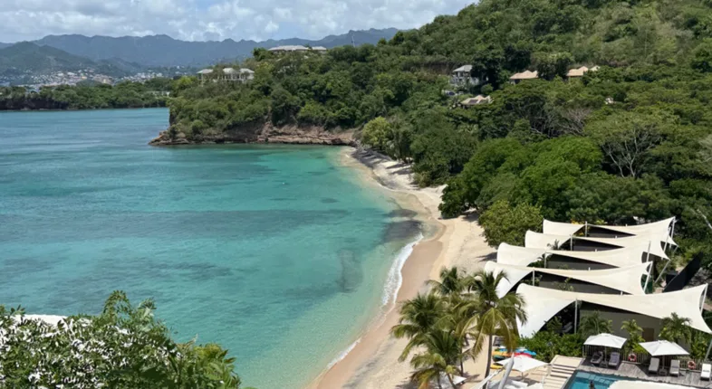 The Silversands Beach House in Grenada is a stunner.