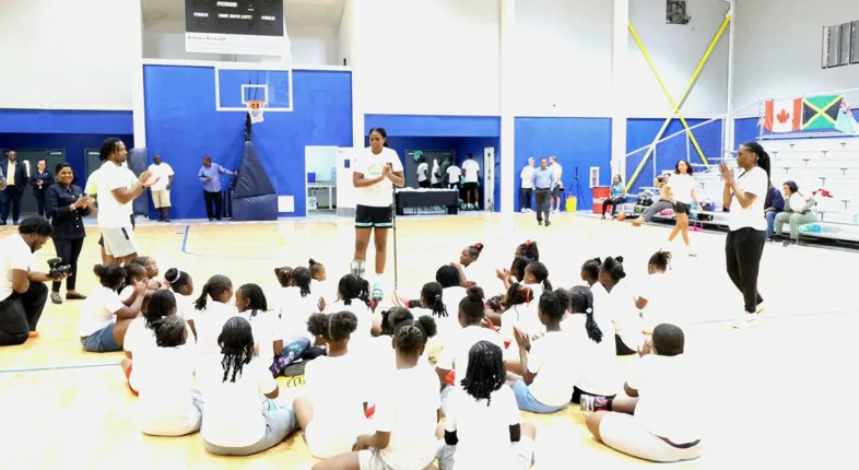 Grand Bahama native and New York Liberty star Jonquel Jones.