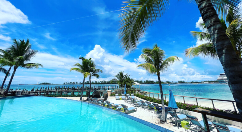 The pool at One Particular Harbour.