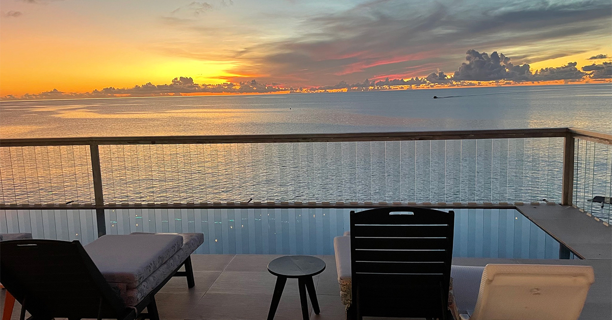 The rooftop at The Fred.