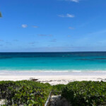 The sand is pink and perfect.