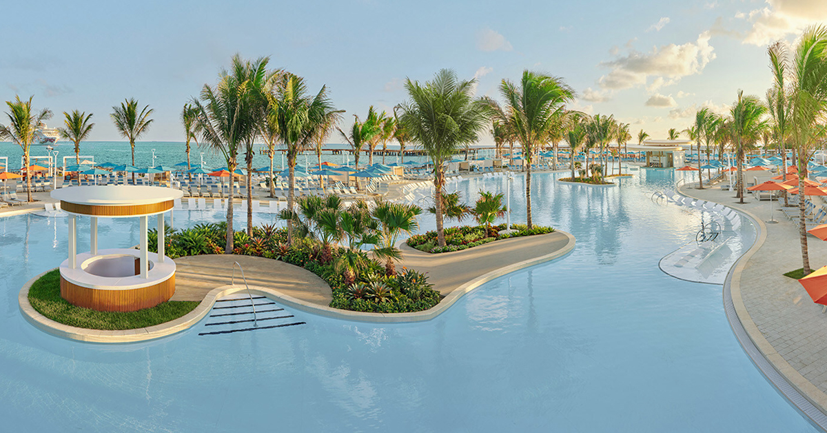 Norwegian Cruise Line’s Great Stirrup Cay Is Getting a Lagoon Pool, a Beach Club, and Two Swim-Up Bars