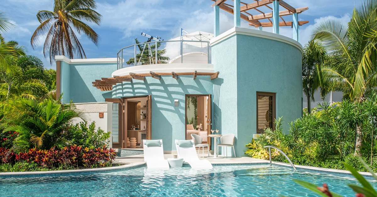 This Jamaica Resort Has Swim-Up “Sky Villas” With Butlers, Pools, and Private Rooftop Soaking Tubs 