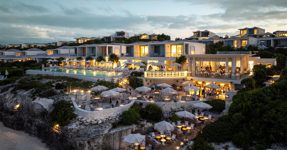 This Turks and Caicos Resort Has Ocean-View Suites, a Cave Bar, and a 100-Foot Cliffside Infinity Pool 