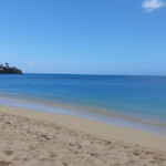 A lovely shot of Antiguan beach.