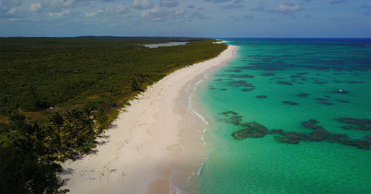This Caribbean Island Has Empty White-Sand Beaches, Clear Water, and a Monastery at the Top