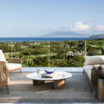 A rendering of a penthouse.