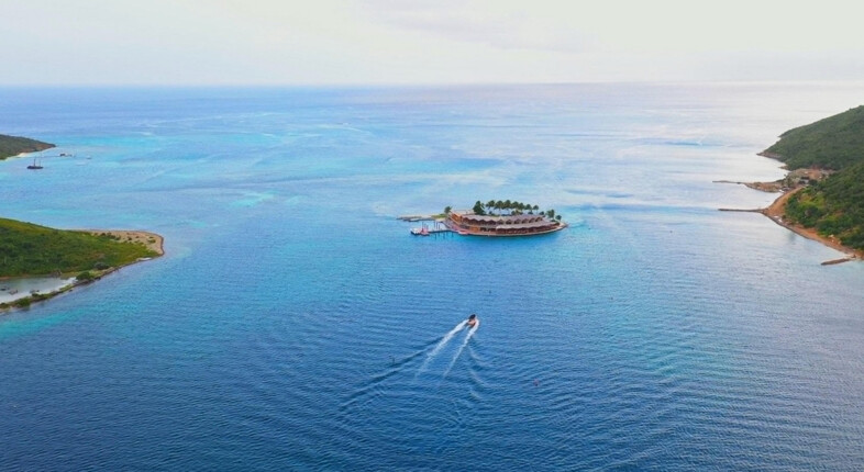 Saba Rock in the BVI.