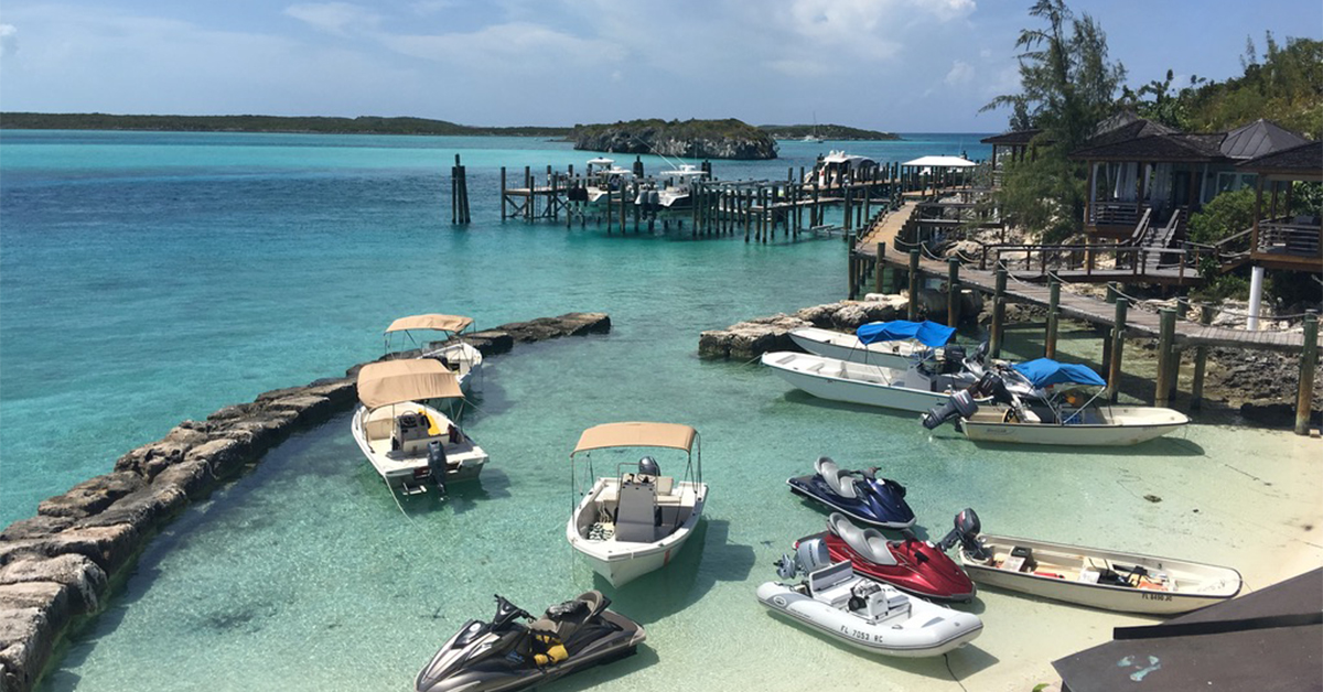 tiny caribbean island bungalows