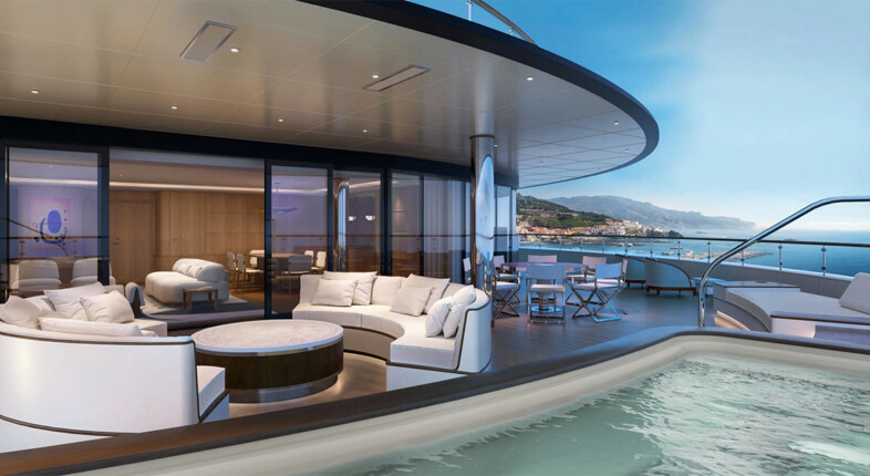 The Saint Tropez suite comes with a private plunge pool.