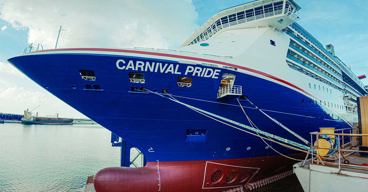 Carnival Pride Is Back in Baltimore With Upgraded Spaces, Weeklong Cruises, and a New Bahamas Experience