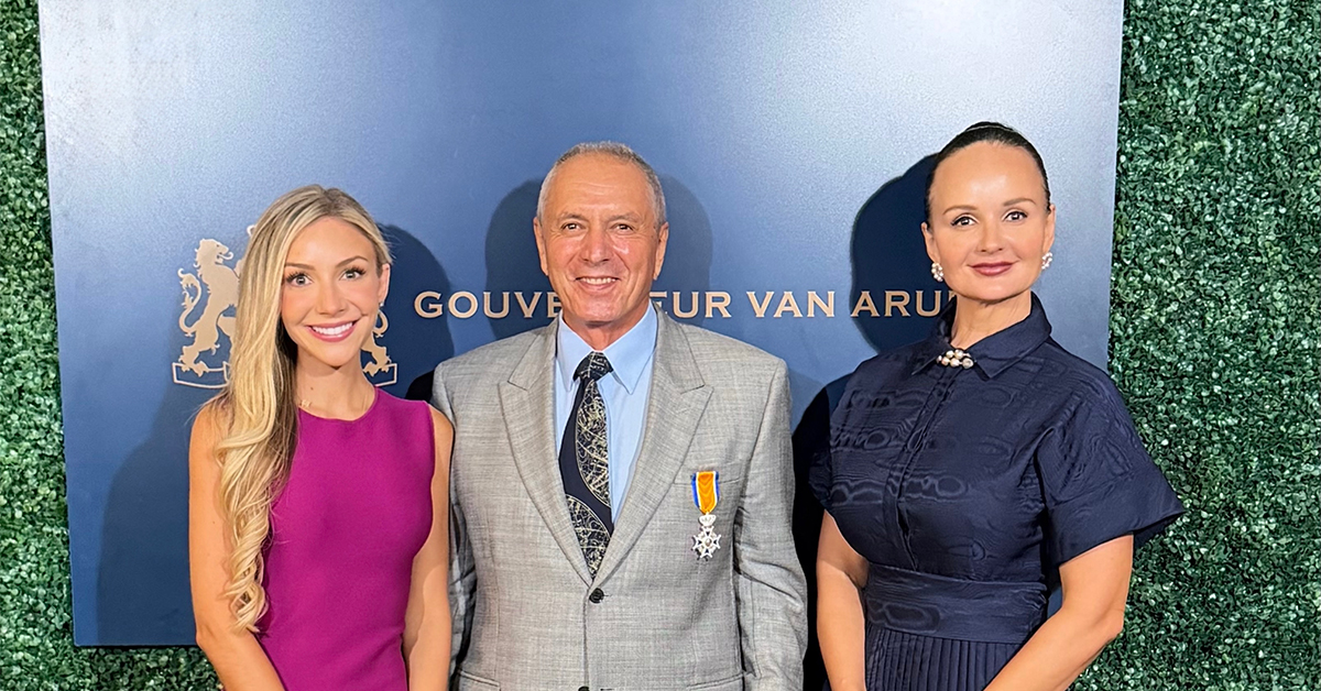 This Aruba Resort Founder Was Just Knighted by the Dutch King