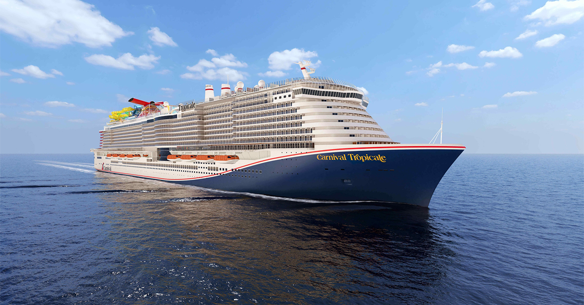 Carnival’s New Ship, Tropicale, Is Coming to Galveston