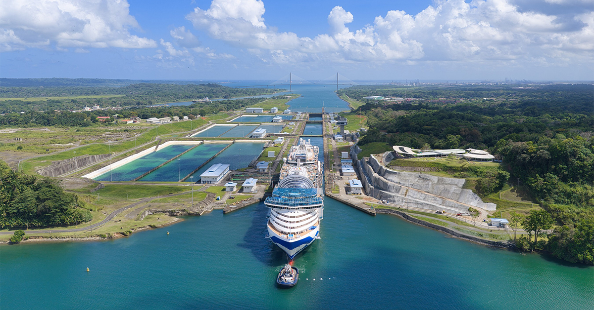 The New Star Princess Just Completed Its First Panama Canal Crossing, With Historic Lock Passages, Open-Air Viewing Decks, and 4,300 Guests
