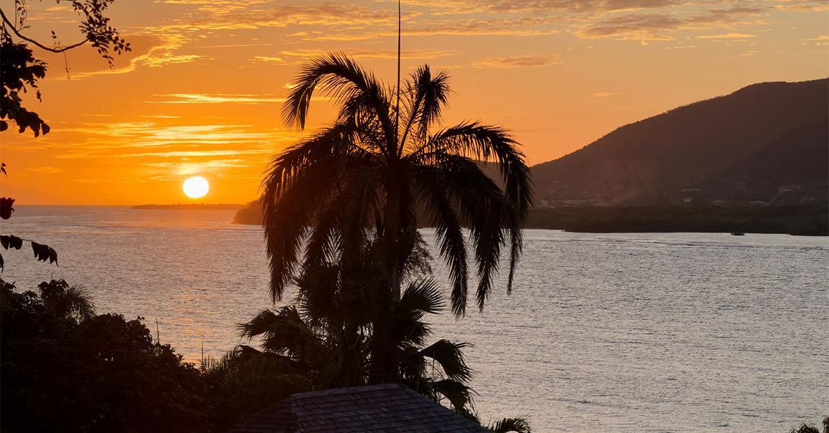 Photo of the Week: Sunset at Curtain Bluff, Antigua