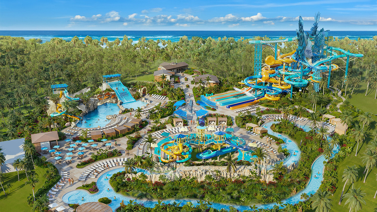 Norwegian Cruise Line Just Revealed the Opening Date for Its New Bahamas Waterpark, With a 170-Foot Tower, 19 Slides and a Lazy River