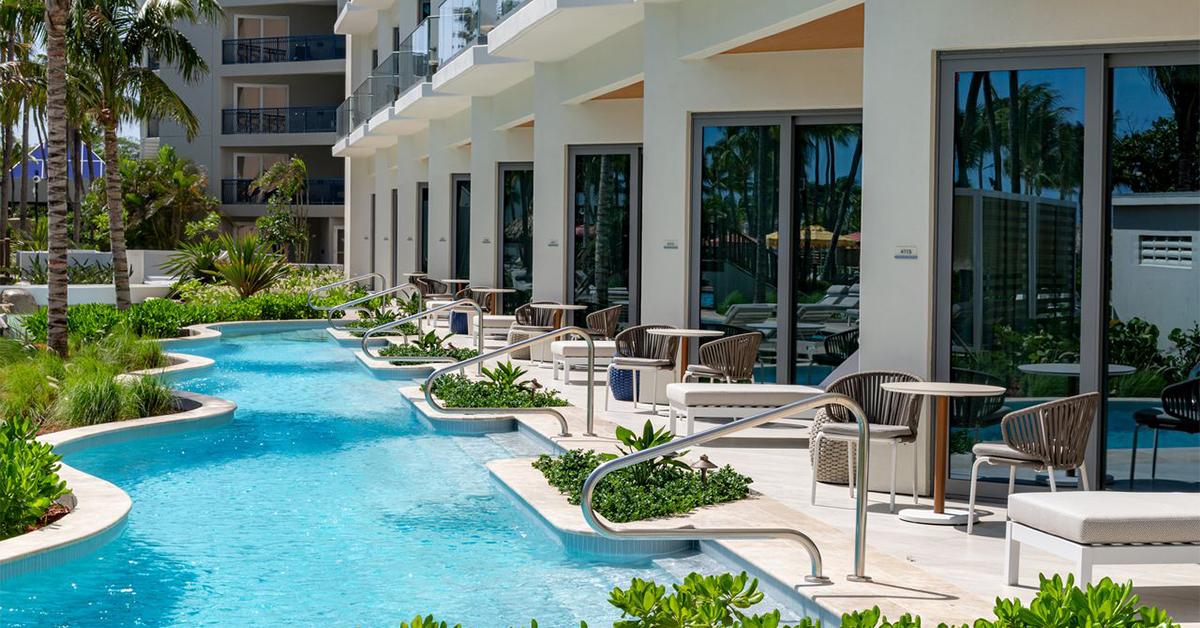 Aruba Just Got a New Hilton Resort, With 161 Rooms, Adults-Only Swim-Up Suites, and a Rooftop Lounge