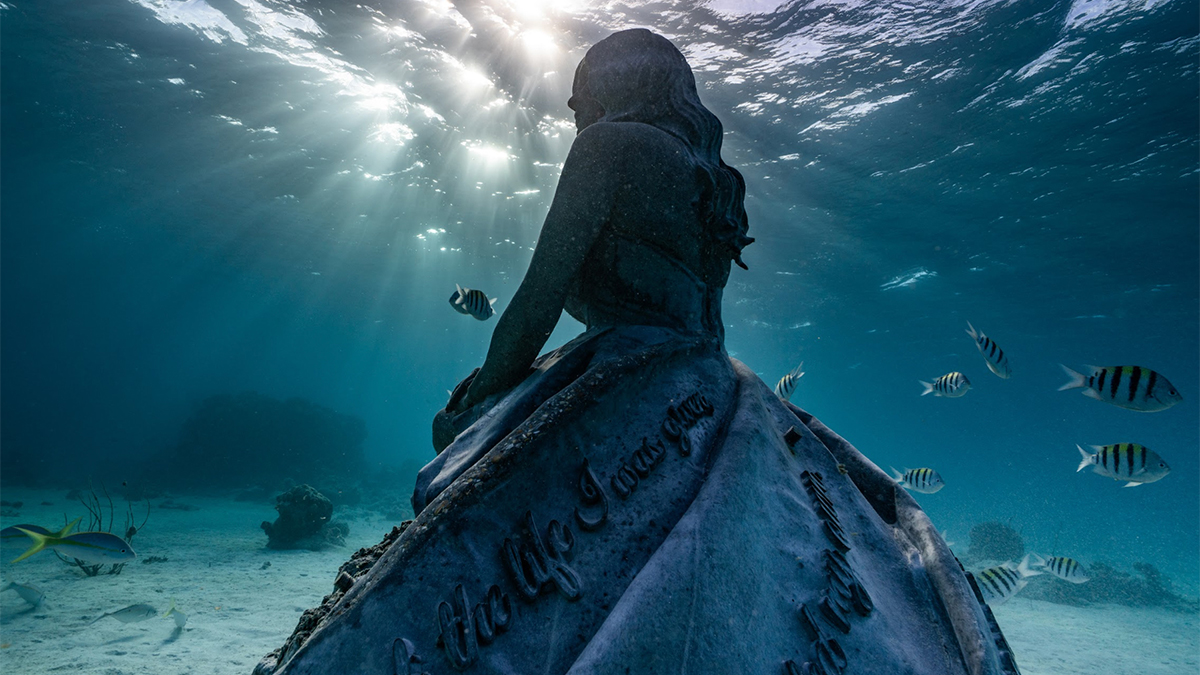 A New Underwater Sculpture Just Appeared in the Bahamas — and It Has a Secret Twin Across the Ocean