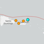 map of earthquakes in puerto rico