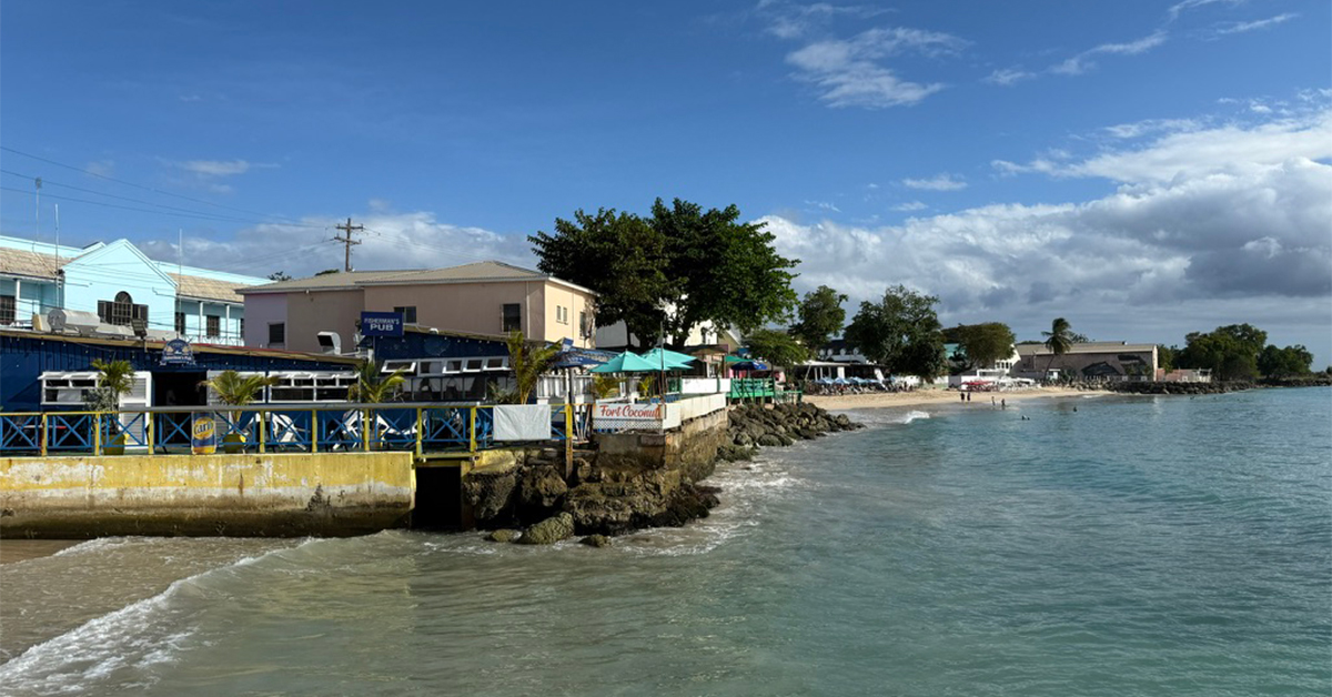 caribbean island american airlines barbados beach town