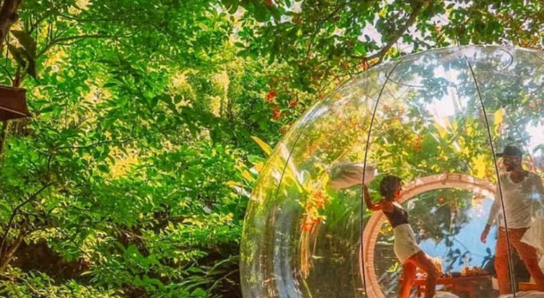 yes there is a bubble hotel