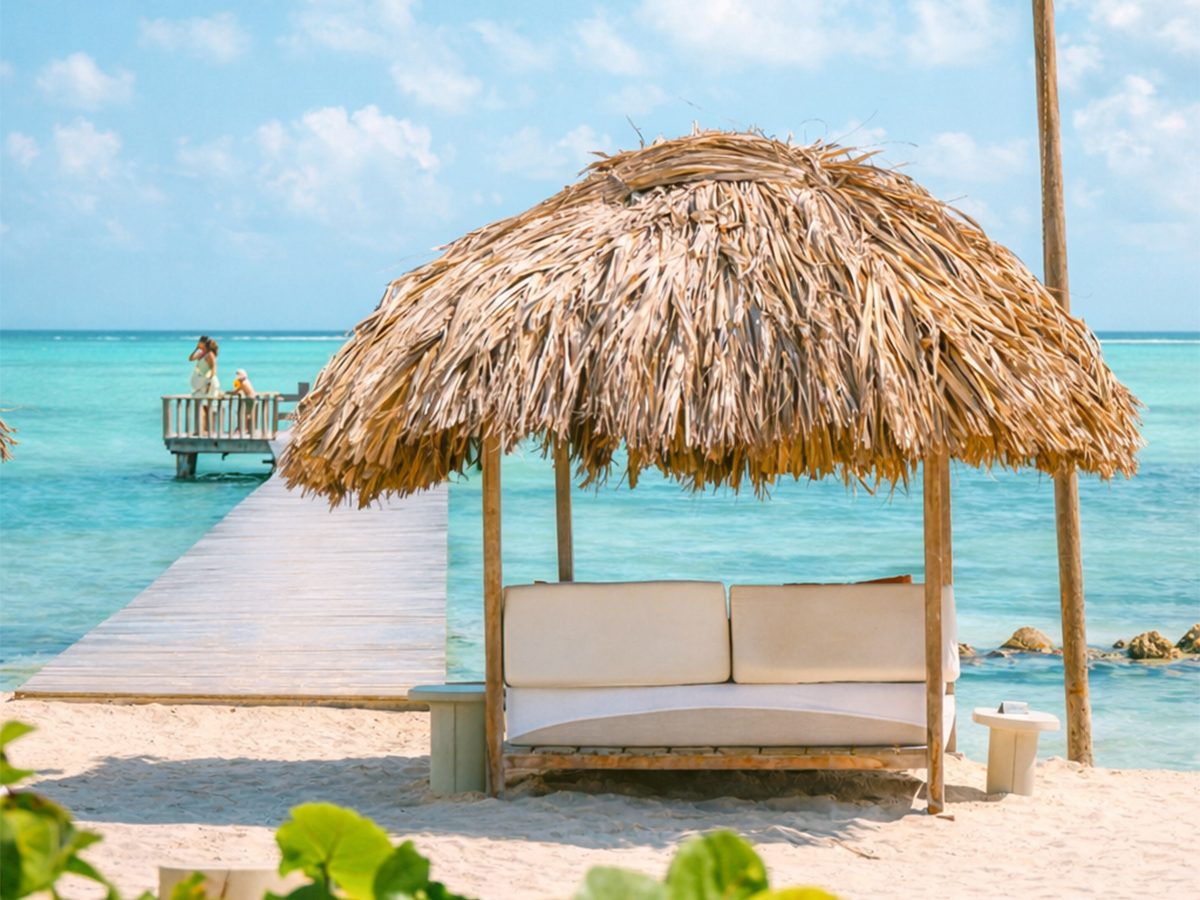 This Caribbean Resort Has Beach Bungalows Right on the Sand, a Turquoise Lagoon, and Barefoot Vacations
