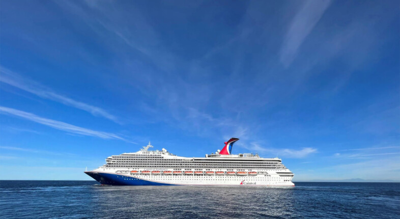 carnival radiance cruise ship on the water