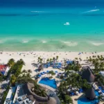 the beach at the reef in playa del carmen