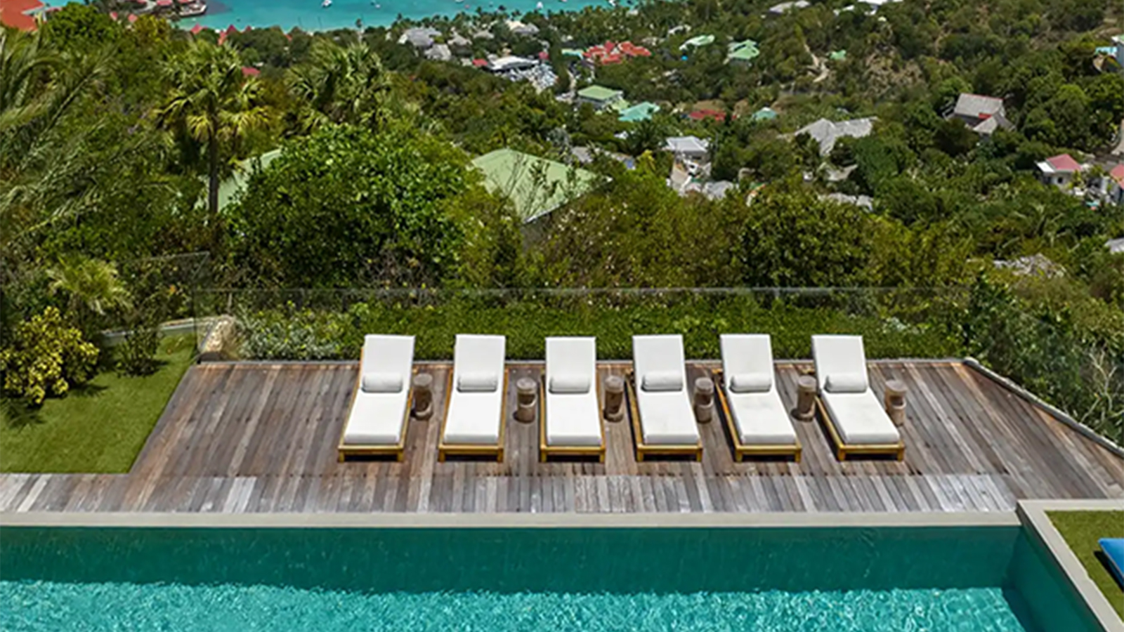 This Caribbean Villa Escape in St Barth Has 5 Bedrooms, 3 Pools, and a Hidden Wine Collection