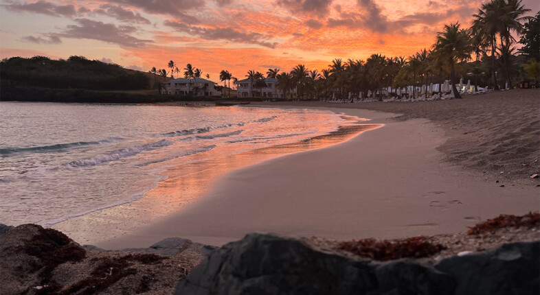 the beach at the buccaneer in st croix