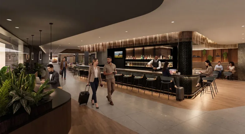 a rendering of the lounge