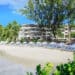 barbados bougainville on the beach
